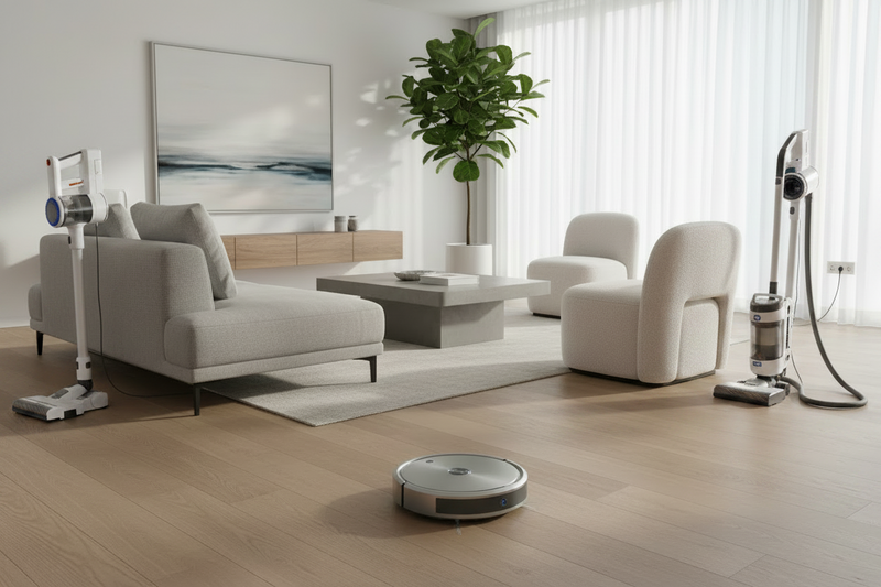 Robô Aspirador vs Aspirador Vertical: Qual Escolher para a Sua Casa?